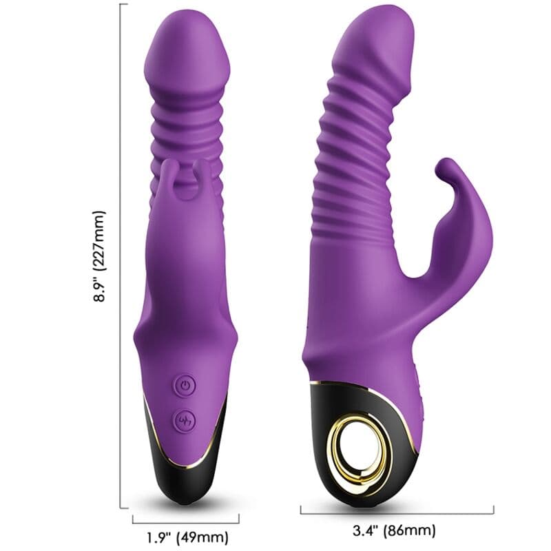 ARMONY - ZING DILDO VIBRATOR RABBIT PURPLE thumb 3