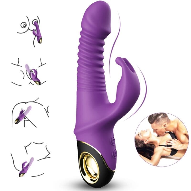 ARMONY - ZING DILDO VIBRATOR RABBIT PURPLE thumb 2