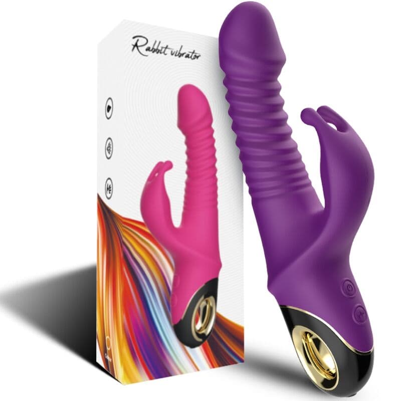 ARMONY - ZING DILDO VIBRATOR RABBIT PURPLE thumb 5