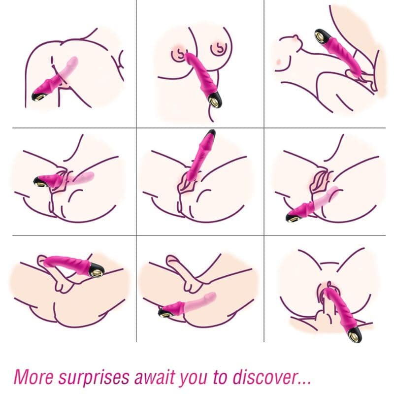ARMONY - JOYBLADE DILDO VIBRATOR ROTATOR FUCHSIA thumb 2