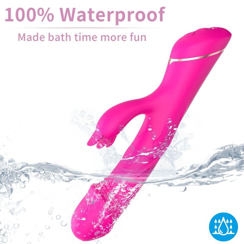 ARMONY - DILDO VIBRATOR RABBIT SILICONE FUCHSIA thumb 3