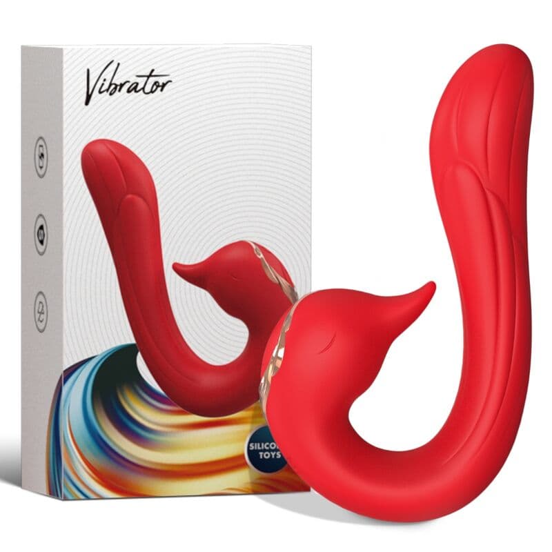 ARMONY - DELFIN VIBRATOR MULTIPOSITION & HEAT EFFECT RED thumb 5