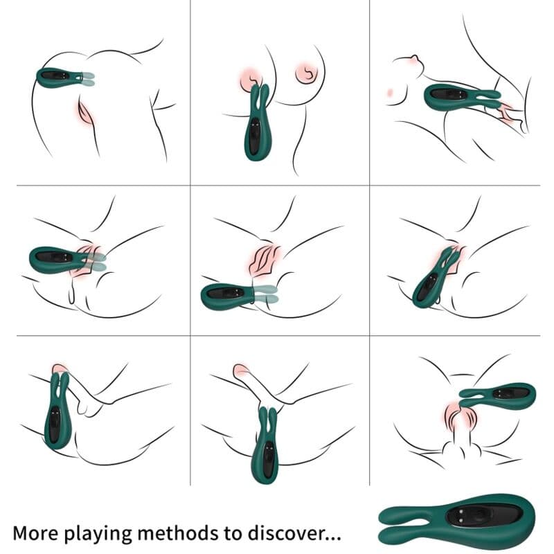 ARMONY - STIMULATOR & VIBRATOR RABBIT GREEN thumb 2