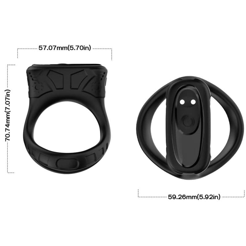 ARMONY - RING VIBRATOR & MULTIPOSITION BLACK thumb 4