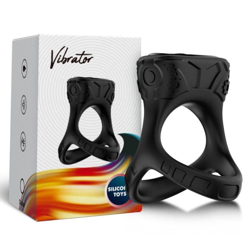 ARMONY - RING VIBRATOR & MULTIPOSITION BLACK thumb 5