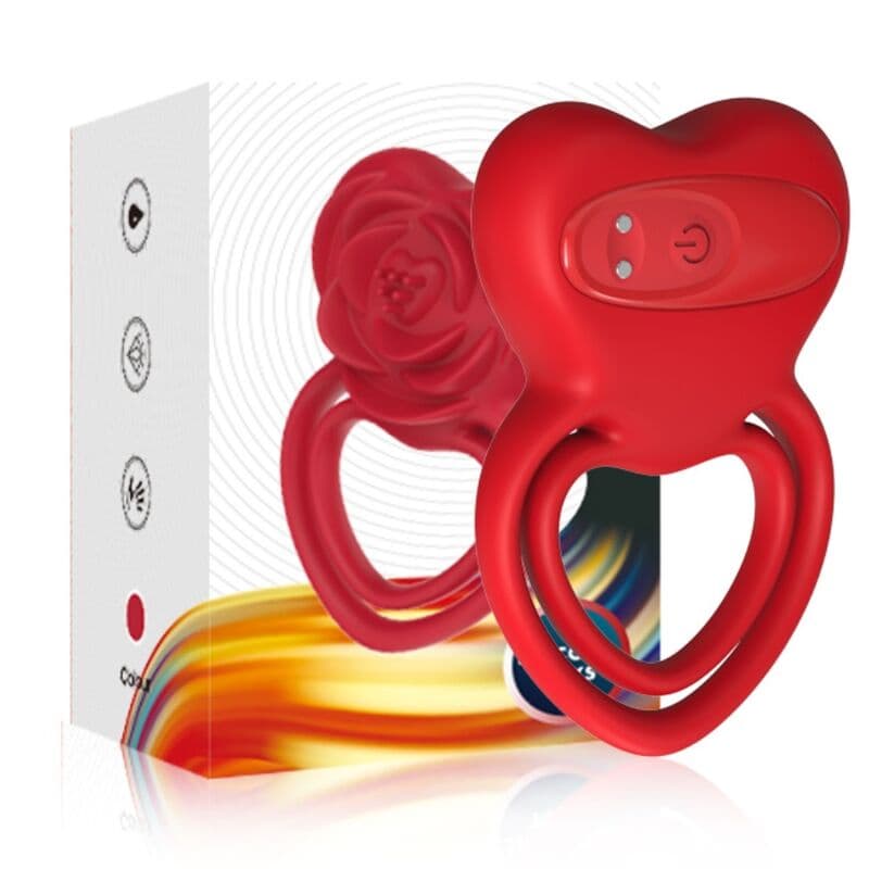 ARMONY - RING VIBRATOR HEART RED thumb 5
