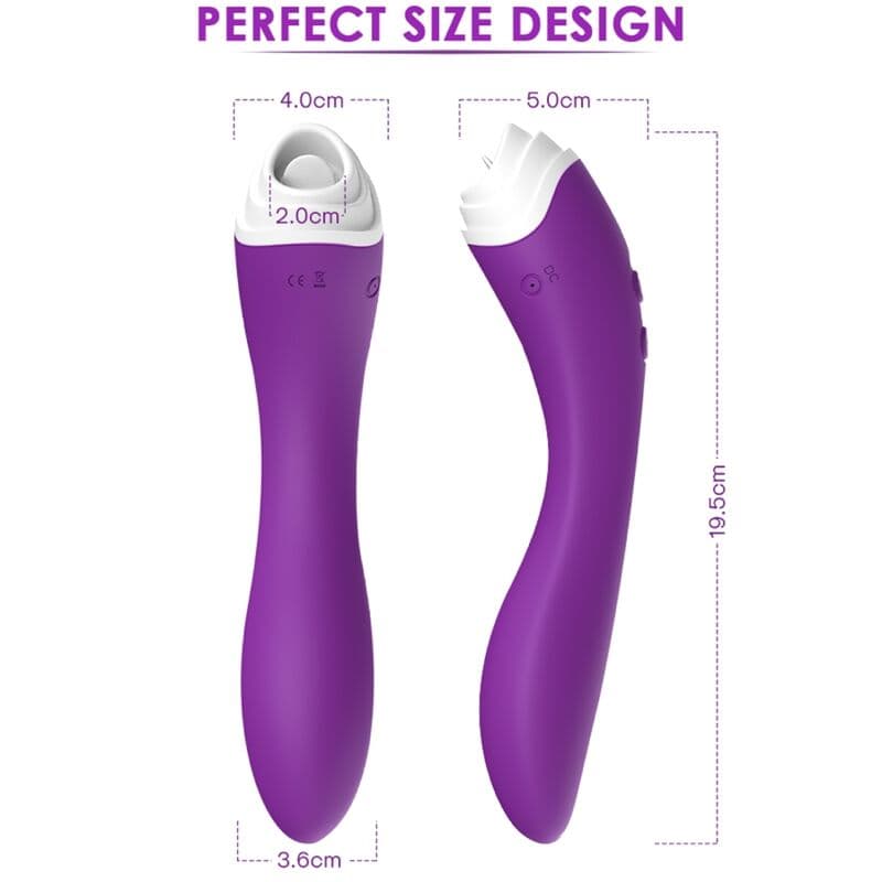 ARMONY - FAIRYLAND LICKING VIBRATING CLIT & VIBRATOR PURPLE thumb 4