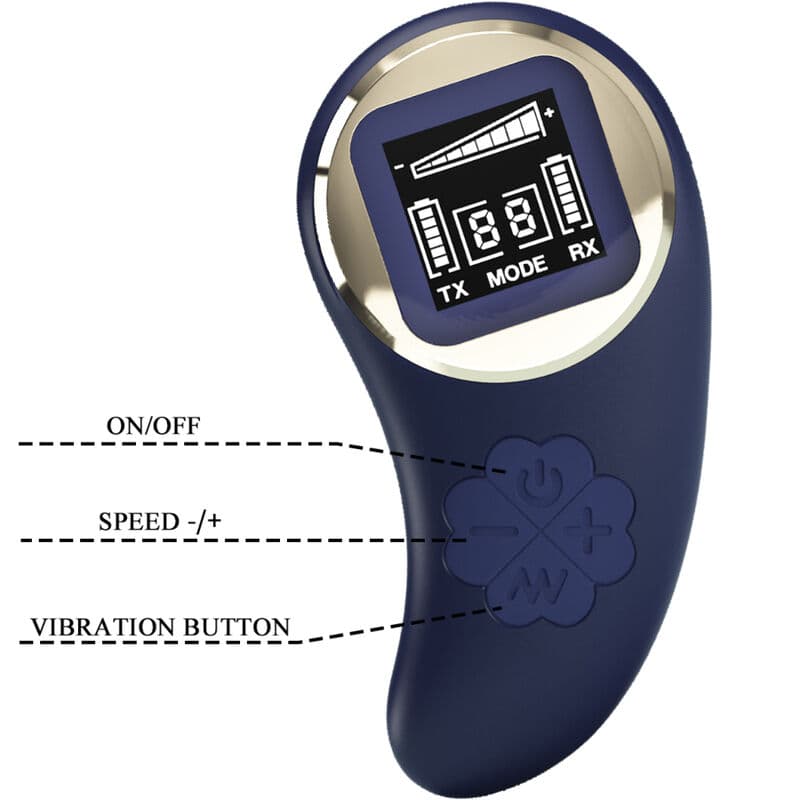 PRETTY LOVE - MINA VIBRATING EGG REMOTE CONTROL BLUE thumb 4