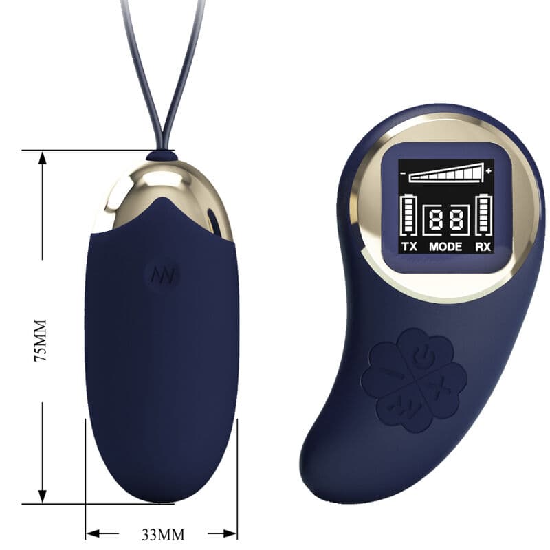 PRETTY LOVE - MINA VIBRATING EGG REMOTE CONTROL BLUE thumb 3