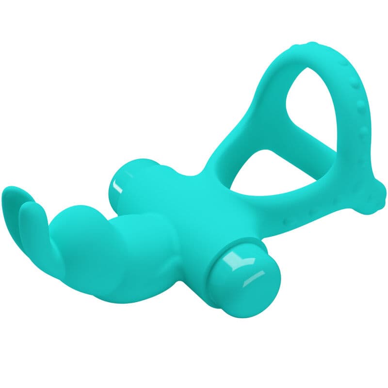PRETTY LOVE - FIGGY GREEN RABBIT VIBRATOR RING thumb 3