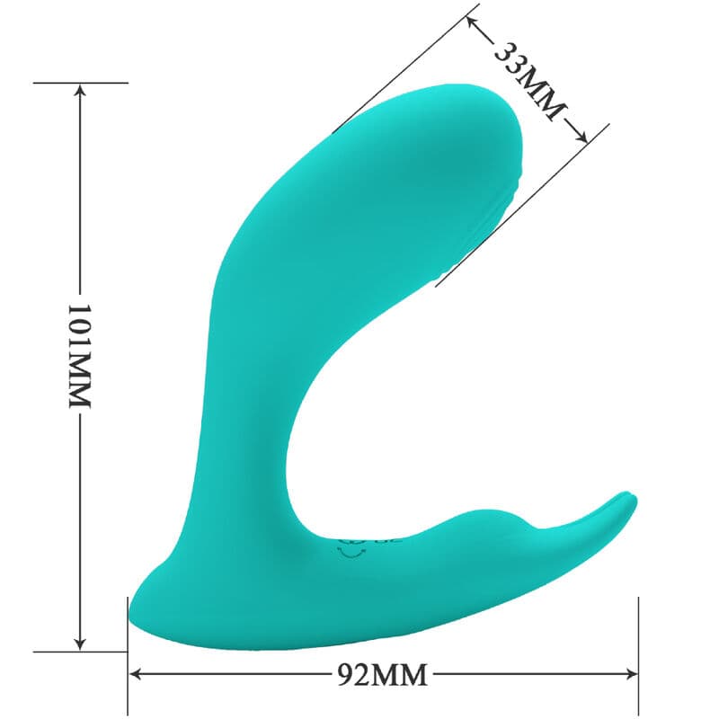PRETTY LOVE - IDABELLE VIBRATION & PULSATION REMOTE CONTROL BLUE thumb 4