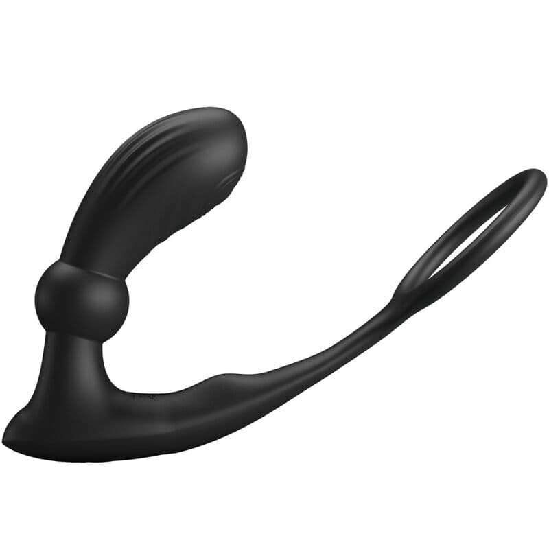 PRETTY LOVE - WARREN BLACK ANAL RING & VIBRATOR thumb 2