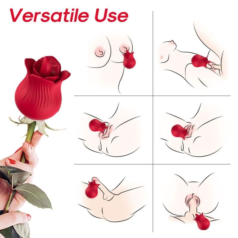 ARMONY - ROSE VIBRATOR & STIMULATOR RED thumb 2