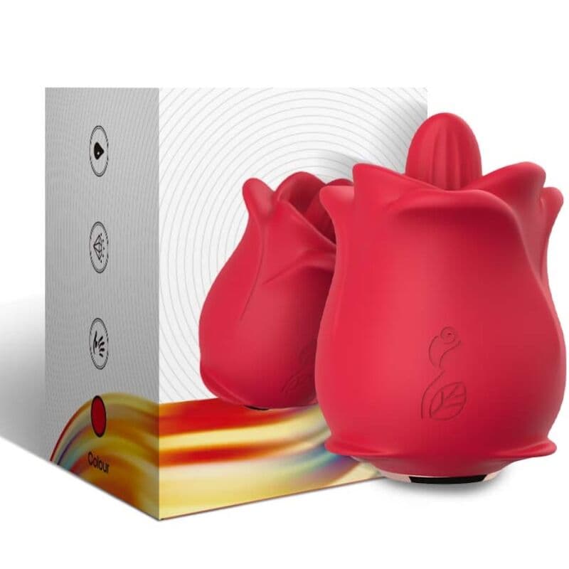 ARMONY - ROSE 10 MODES LICKING CLIT VIBRATOR RED thumb 4