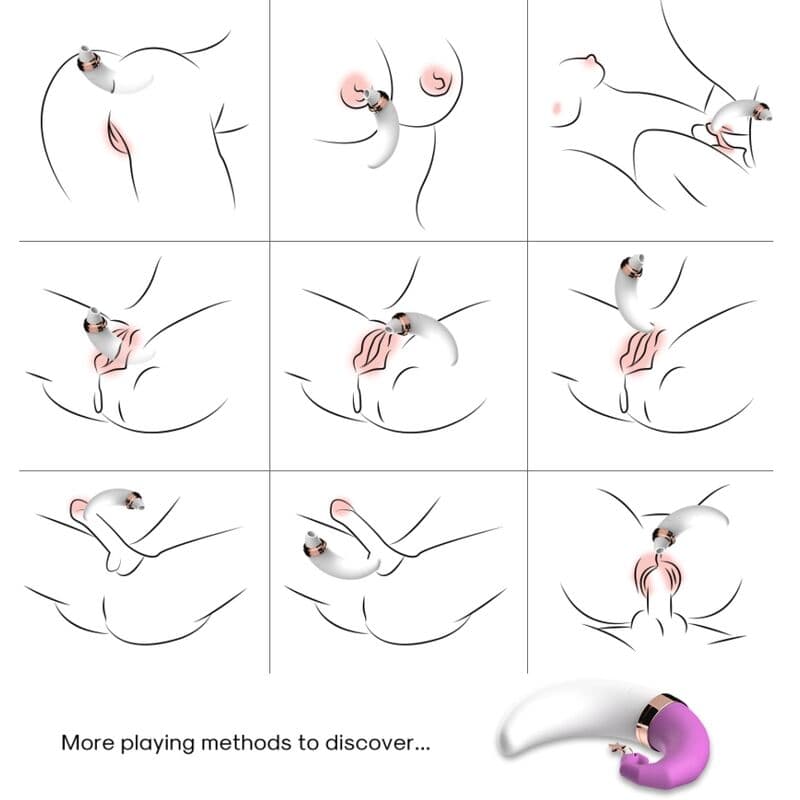 ARMONY - SWEETMOON CLITORIS & G-SPOT SUCTION CUP PINK thumb 4