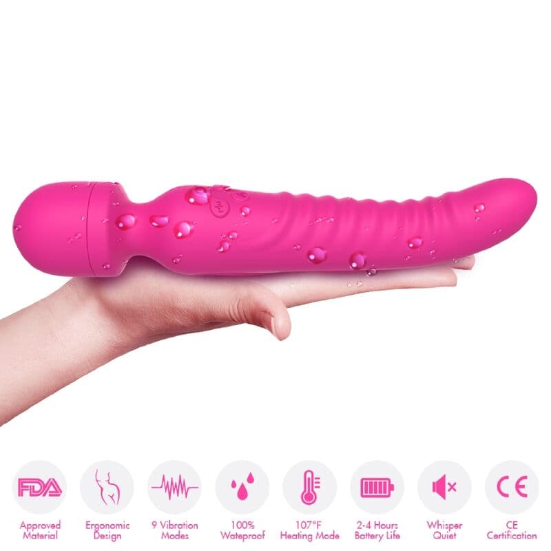ARMONY - MISSION MASSAGER & VIBRATOR HEAT EFFECT FUCHSIA thumb 3