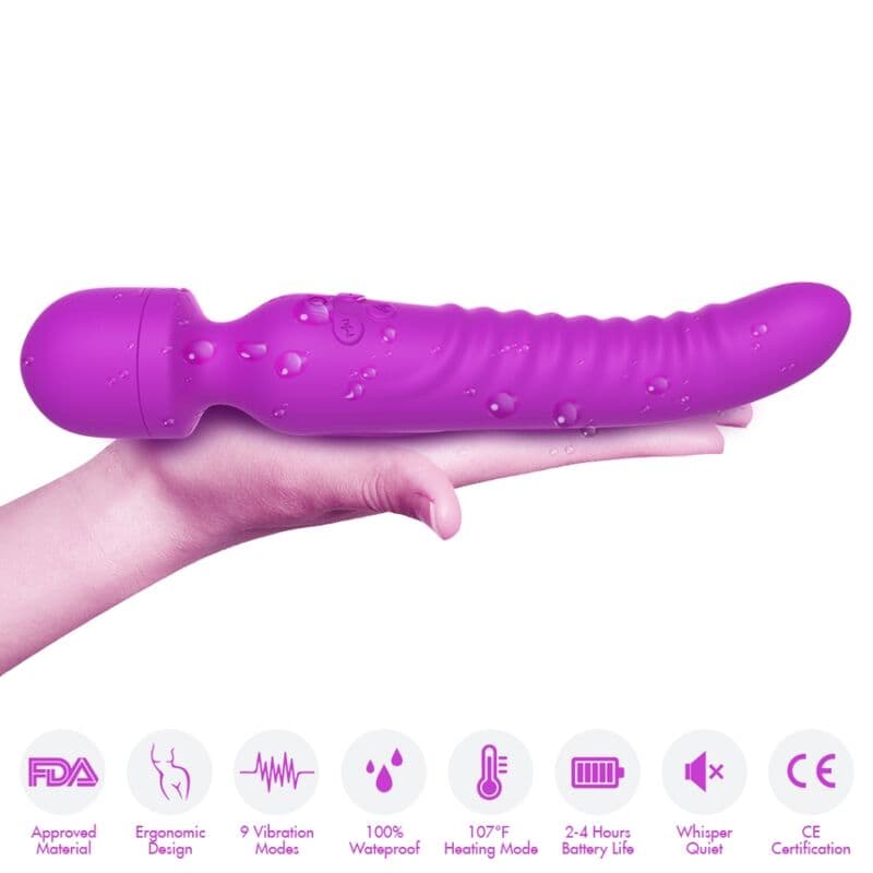 ARMONY - MISSION MASSAGER & VIBRATOR HEAT EFFECT PURPLE thumb 3