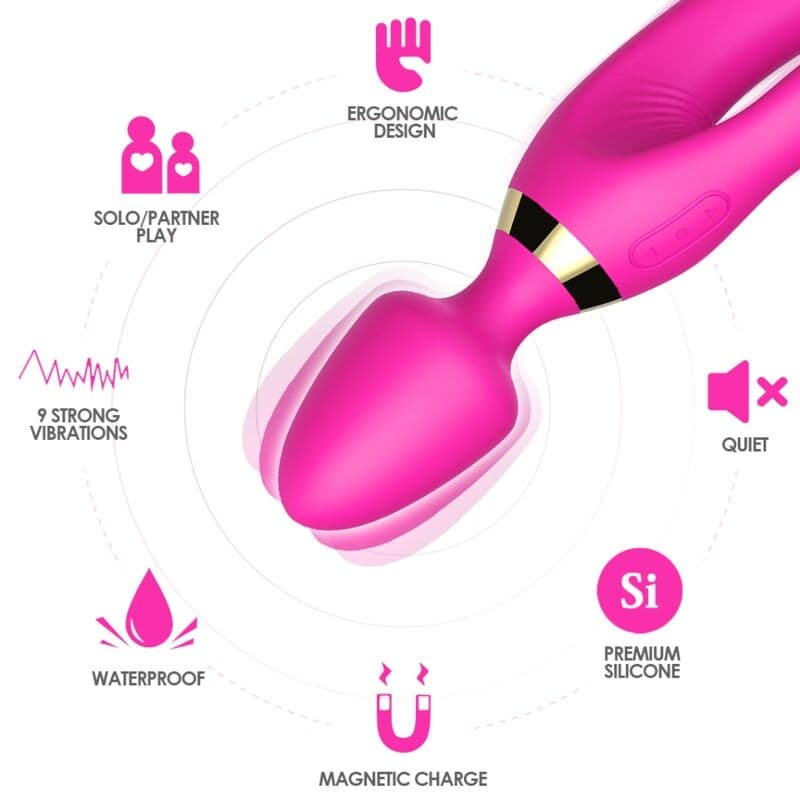 ARMONY - MASSAGER & VIBRATOR RABBIT FUCHSIA thumb 3