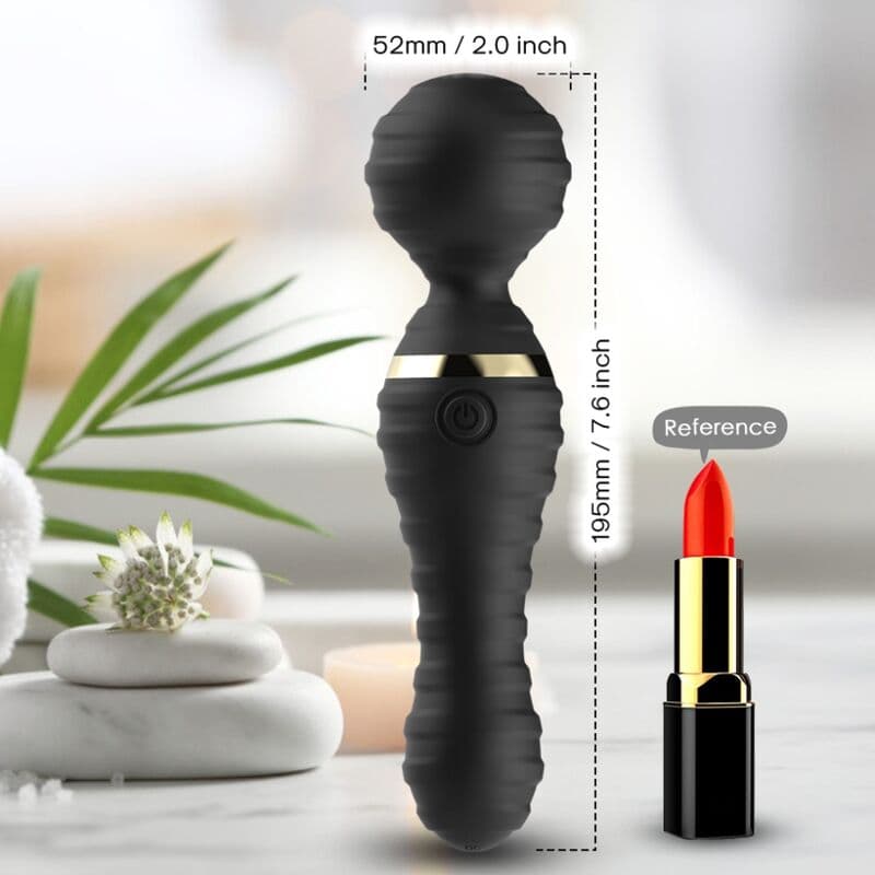 ARMONY - FREEDO MASSAGER & VIBRATOR SMALL BLACK thumb 2