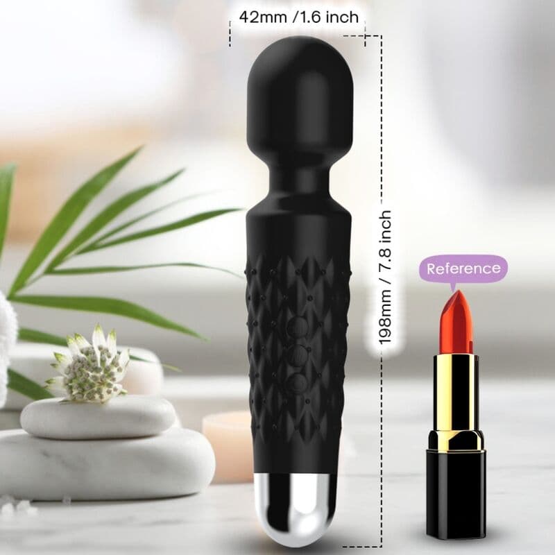 ARMONY - POSTMAN MASSAGER & VIBRATOR SUPER FLEXIBLE HEAD BLACK thumb 2