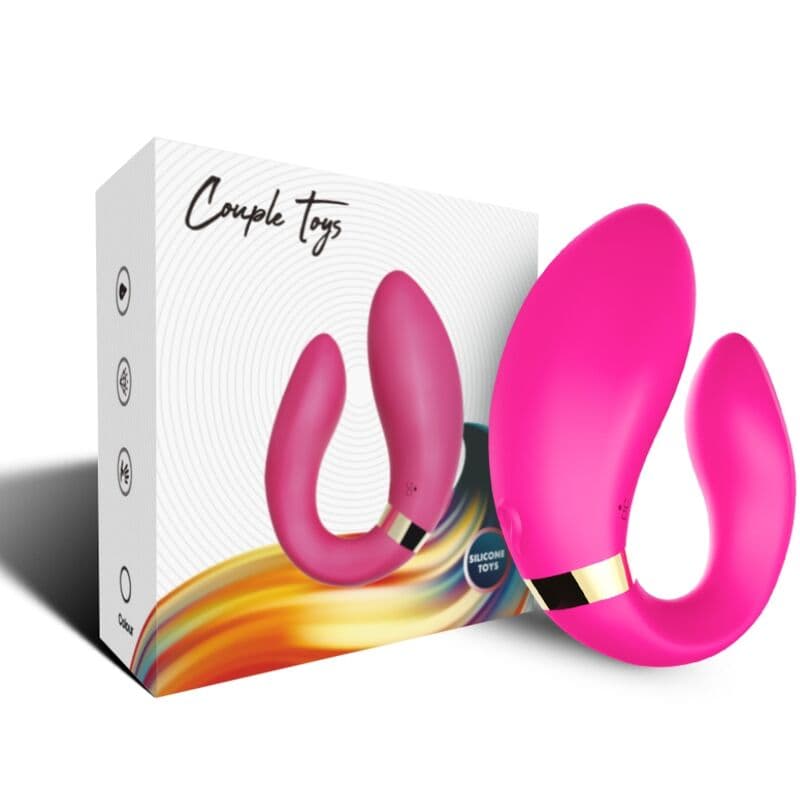 ARMONY - CRESCENT VIBRATOR FOR COUPLES REMOTE CONTROL FUCHSIA thumb 4