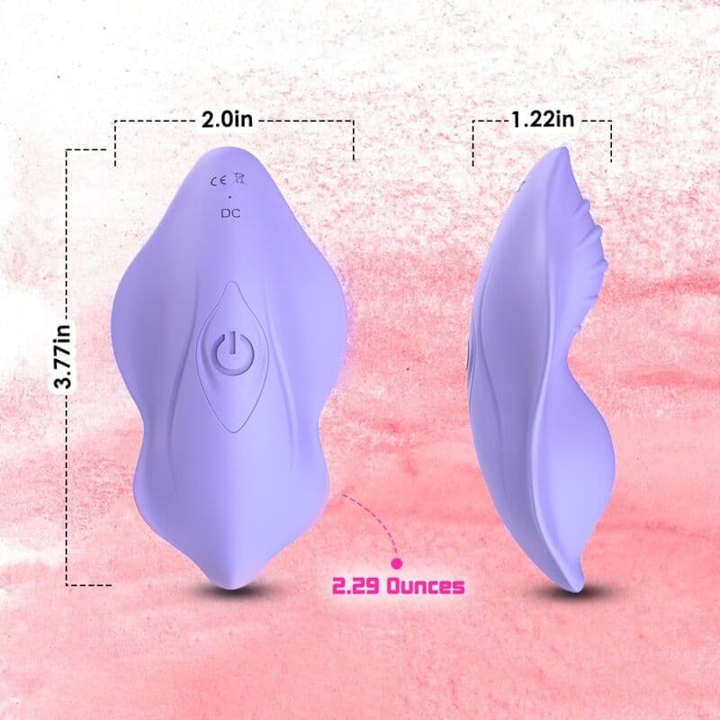 ARMONY - WHISPER WEARABLE PANTIES VIBRATOR REMOTE CONTROL PURPLE thumb 2