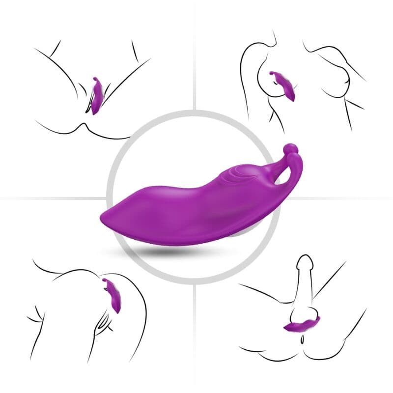 ARMONY - HONEYBEE WEARABLE PANTIES VIBRATOR G-SPOT REMOTE CONTROL PURPLE thumb 5