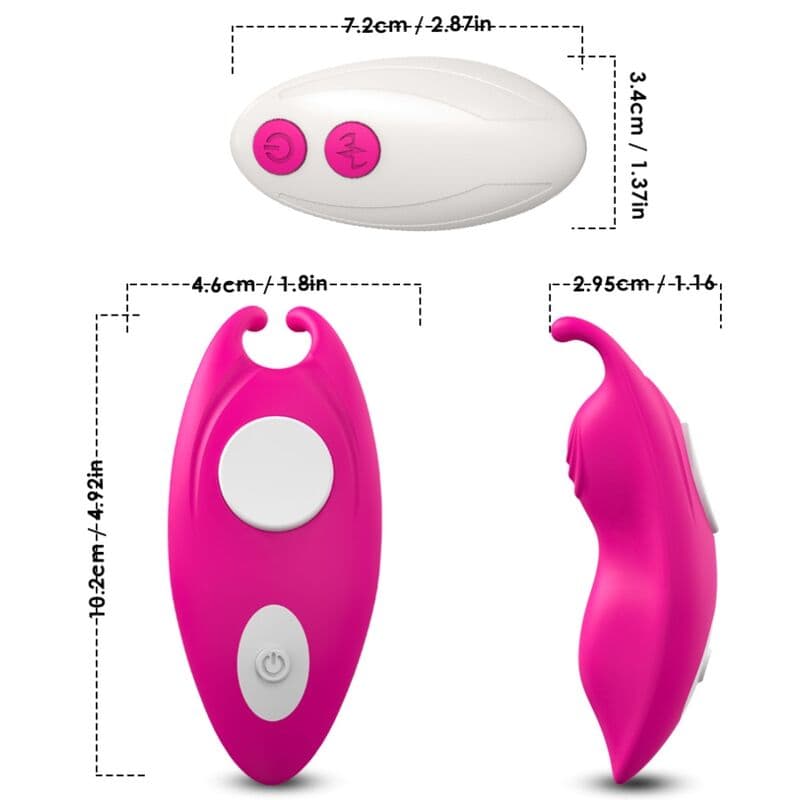 ARMONY - HONEYBEE WEARABLE PANTIES VIBRATOR G-SPOT REMOTE CONTROL FUCHSIA thumb 4