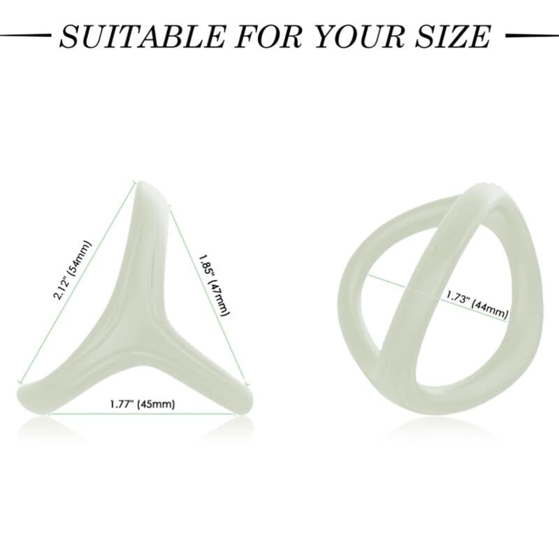 ARMONY - TRESOR DOUBLE SILICONE RING LUMINOUS thumb 2