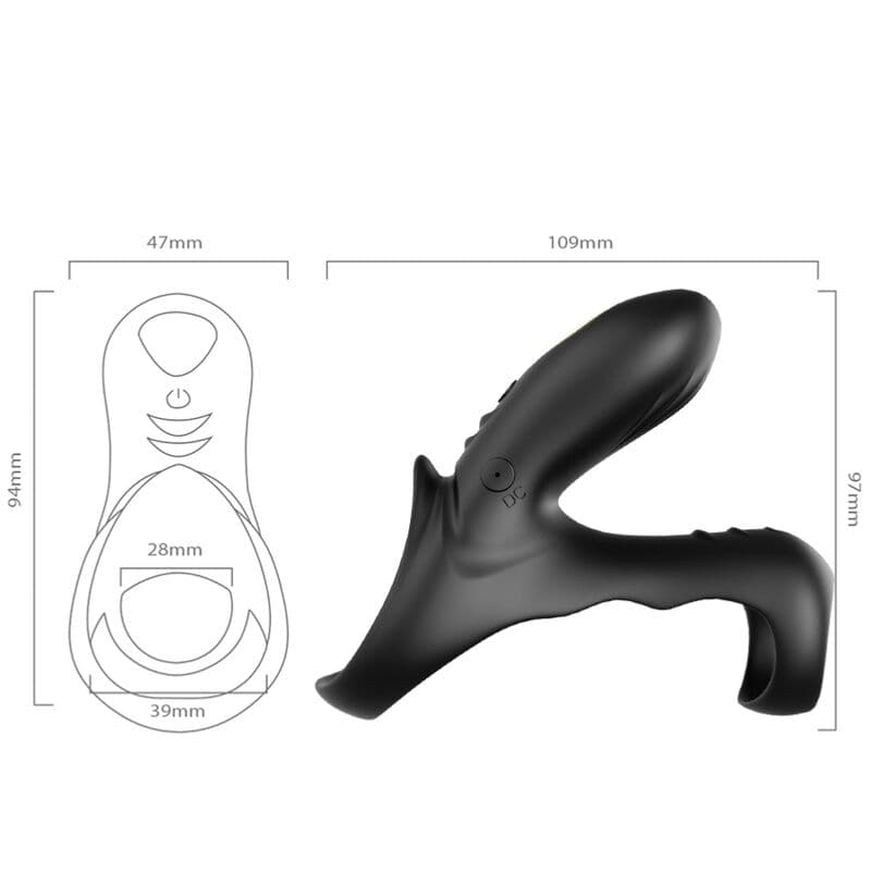 ARMONY - RANGER DOUBLE VIBRATOR RING FOR COUPLES BLACK thumb 4