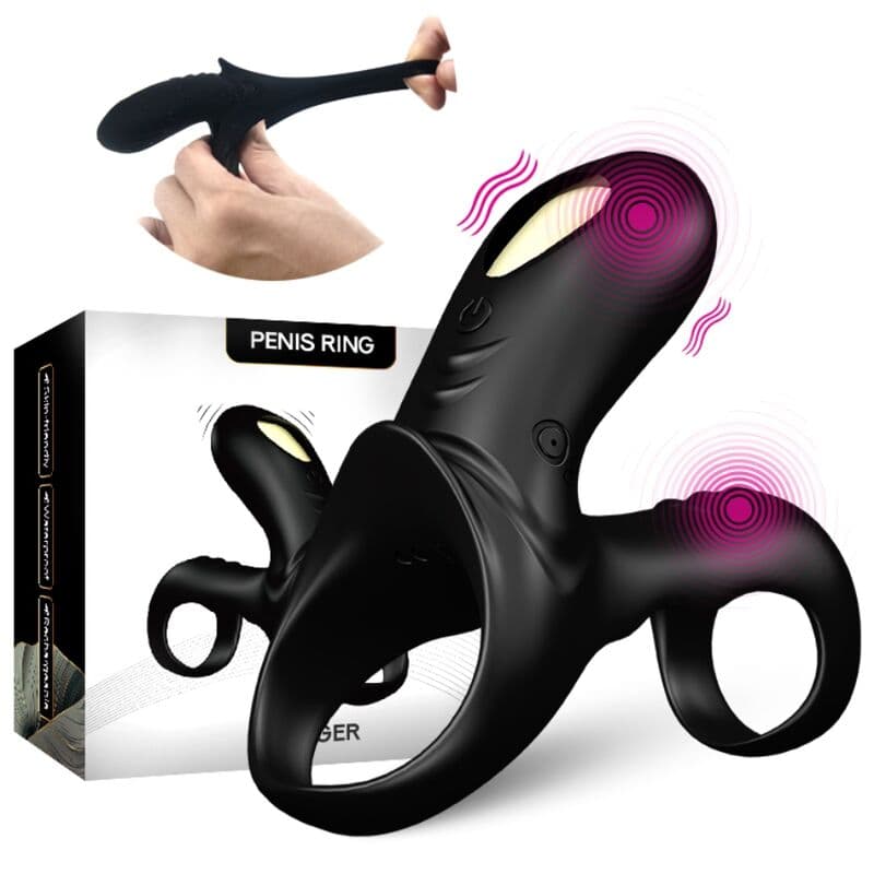 ARMONY - RANGER DOUBLE VIBRATOR RING FOR COUPLES BLACK thumb 5