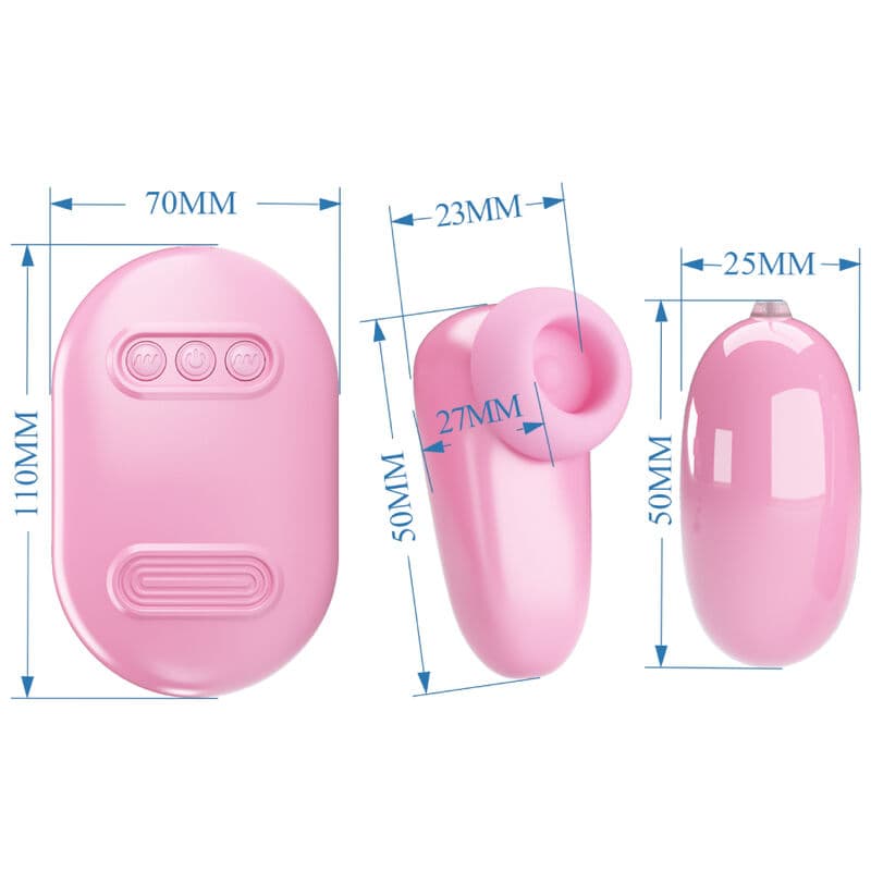 PRETTY LOVE - MAGIC BOX VIBRATING BULLET & PINK STIMULATOR thumb 5
