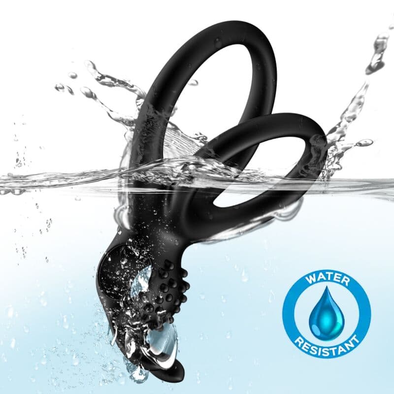 ARMONY - TRAVELER DOUBLE VIBRATOR RING FOR COUPLES RABBIT BLACK thumb 2