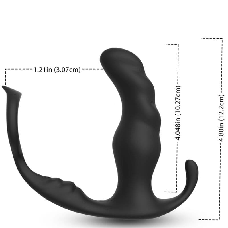 ARMONY - KNIGHT VIBRATOR ANAL PROSTATE & RING REMOTE CONTROL BLACK thumb 2