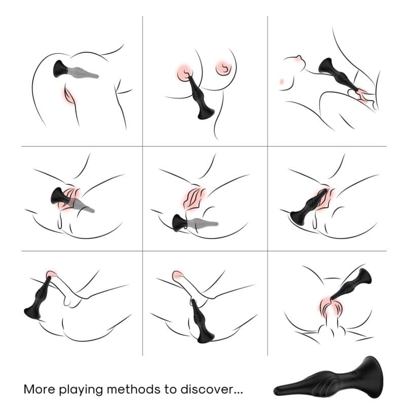 ARMONY - VIBRATOR & ANAL PLUG REMOTE CONTROL BLACK thumb 2