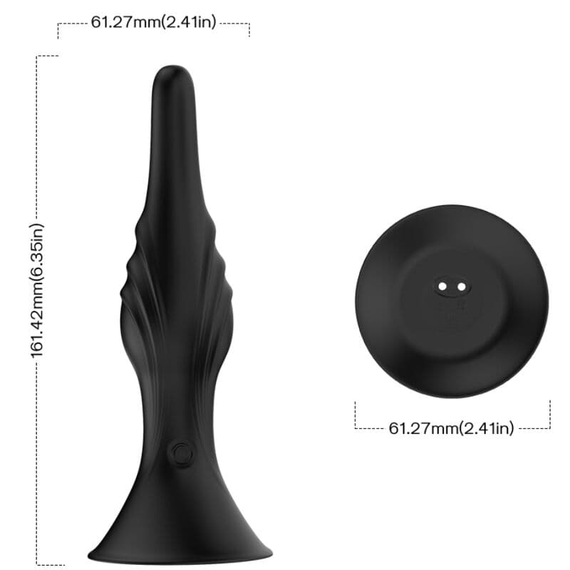 ARMONY - VIBRATOR & ANAL PLUG REMOTE CONTROL BLACK thumb 3