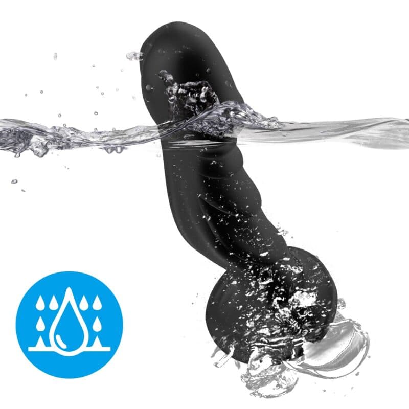 ARMONY - DILDO VIBRATOR & ANAL PLUG REMOTE CONTROL BLACK thumb 3