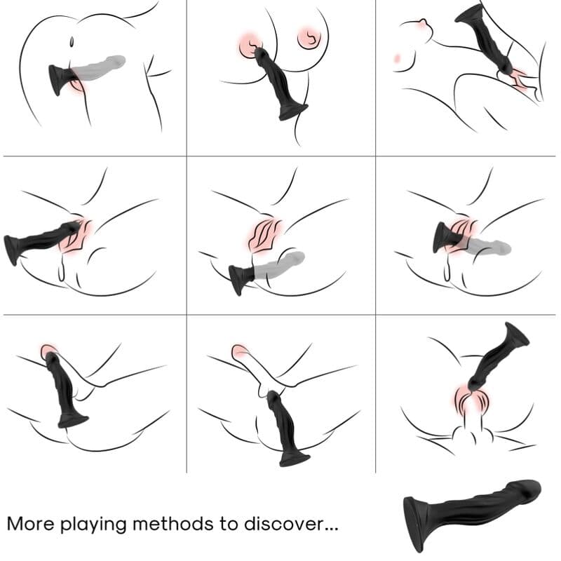 ARMONY - DILDO VIBRATOR & ANAL PLUG REMOTE CONTROL BLACK thumb 2
