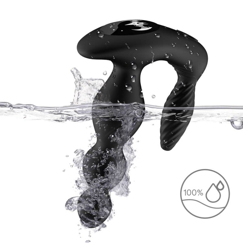 ARMONY - MANFUN VIBRATOR & STIMULATOR ANAL PLUG REMOTE CONTROL BLACK thumb 3