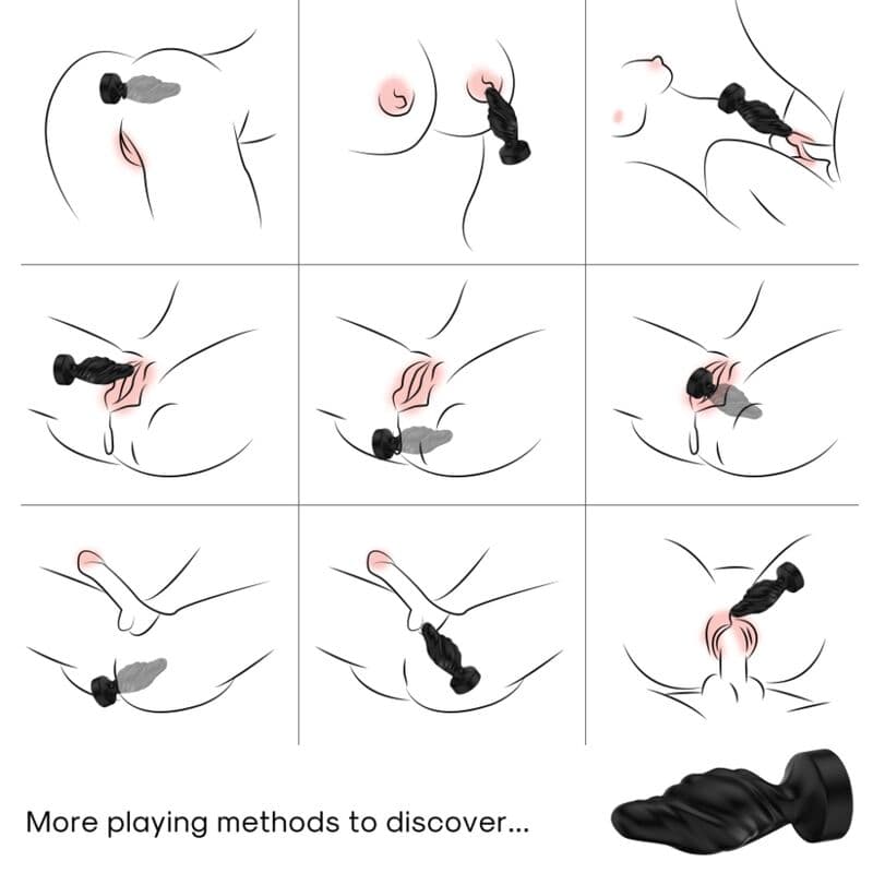 ARMONY - VIBRATOR & ANAL PLUG REMOTE CONTROL BLACK thumb 2