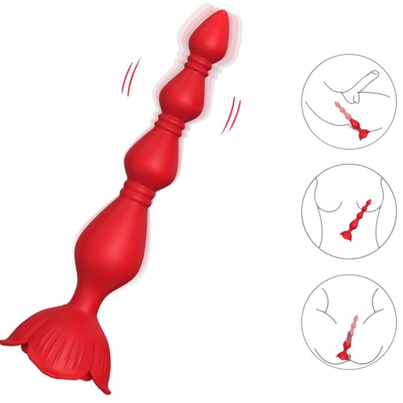 ARMONY - PINK VIBRATOR PAGODA & ANAL PLUG RED thumb 2