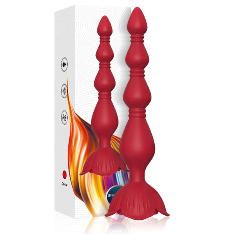 ARMONY - PINK VIBRATOR PAGODA & ANAL PLUG RED thumb 4