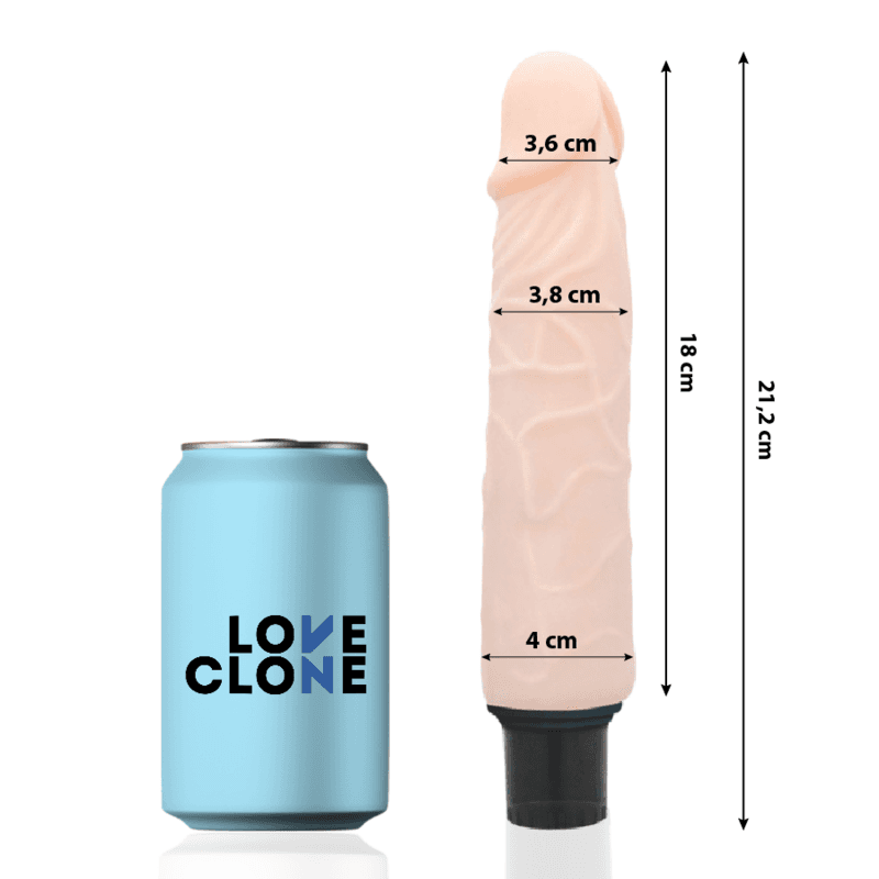 LOVECLONE - FINN SELF LUBRICATION VIBRATOR 21.2 CM -O- 3.8 CM thumb 2