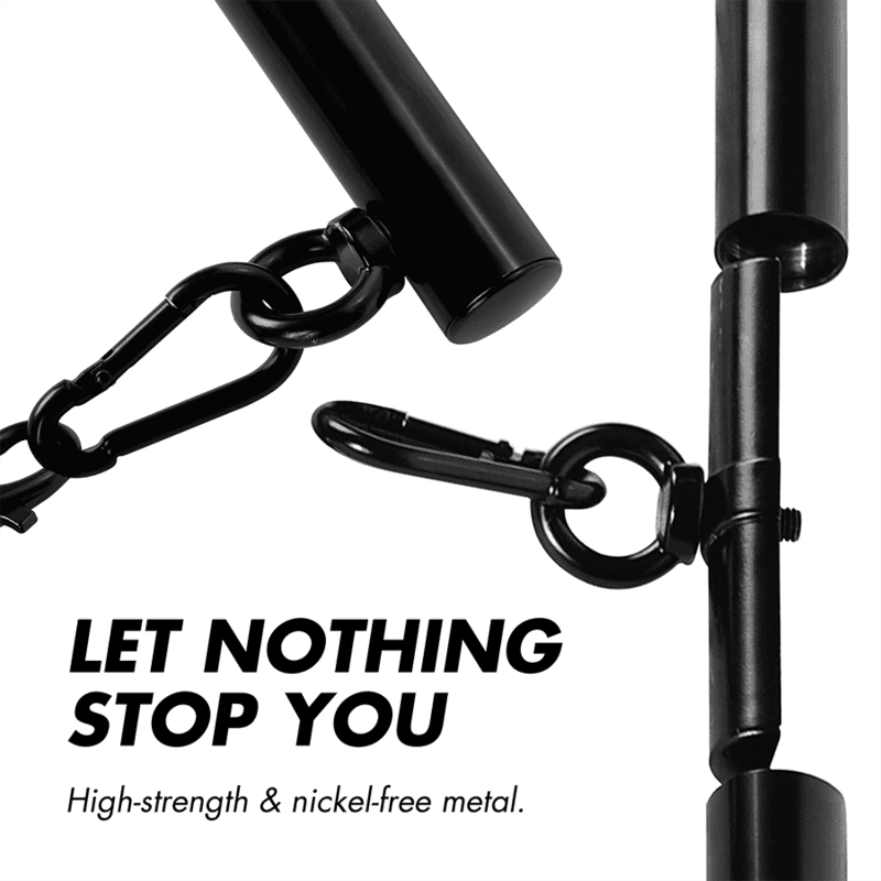 FETISH SUBMISSIVE BONDAGE - ADJUSTABLE SEPARATOR BAR 4 PIECES thumb 5