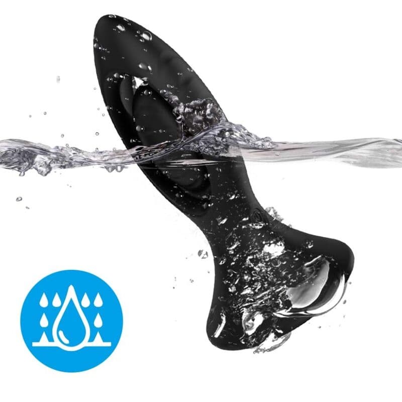 ARMONY - VIBRATOR & ANAL PLUG SILICONE BLACK thumb 3