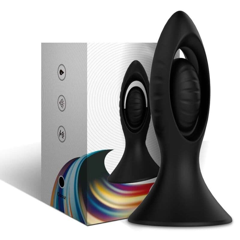ARMONY - VIBRATOR & ANAL PLUG SILICONE BLACK thumb 5