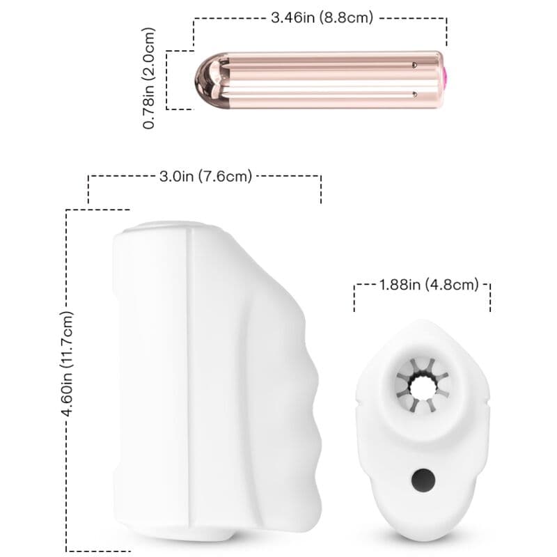 ARMONY - MASTER MASTURBATOR & VIBRATOR WHITE thumb 3