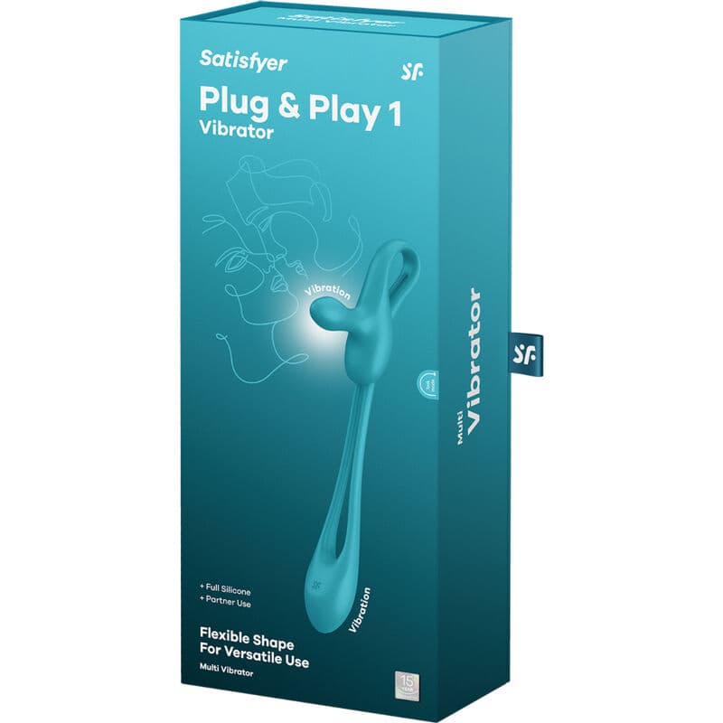 SATISFYER - PLUG & PLAY 1 FLEXIBLE MULTIVIBRATOR thumb 6