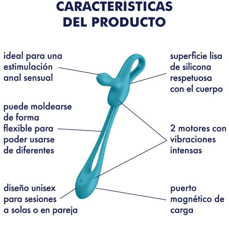 SATISFYER - PLUG & PLAY 1 FLEXIBLE MULTIVIBRATOR thumb 5