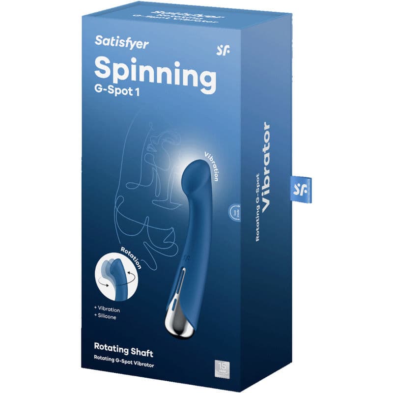 SATISFYER - SPINNING G-SPORT 1 ROTATOR VIBRATOR BLUE thumb 6